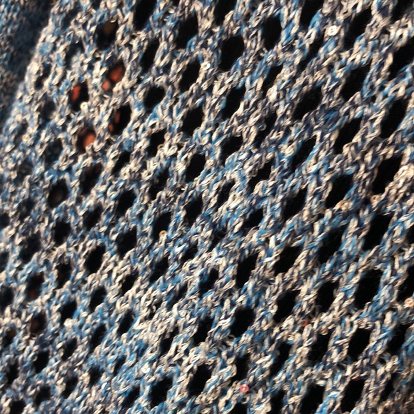 Pretty Blue Sequin Women’s Cover-Up/Jacket - Picture 10 of 11